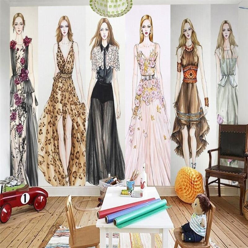 Electric Storm Mural displayed in gaming room with stunning lightning effects