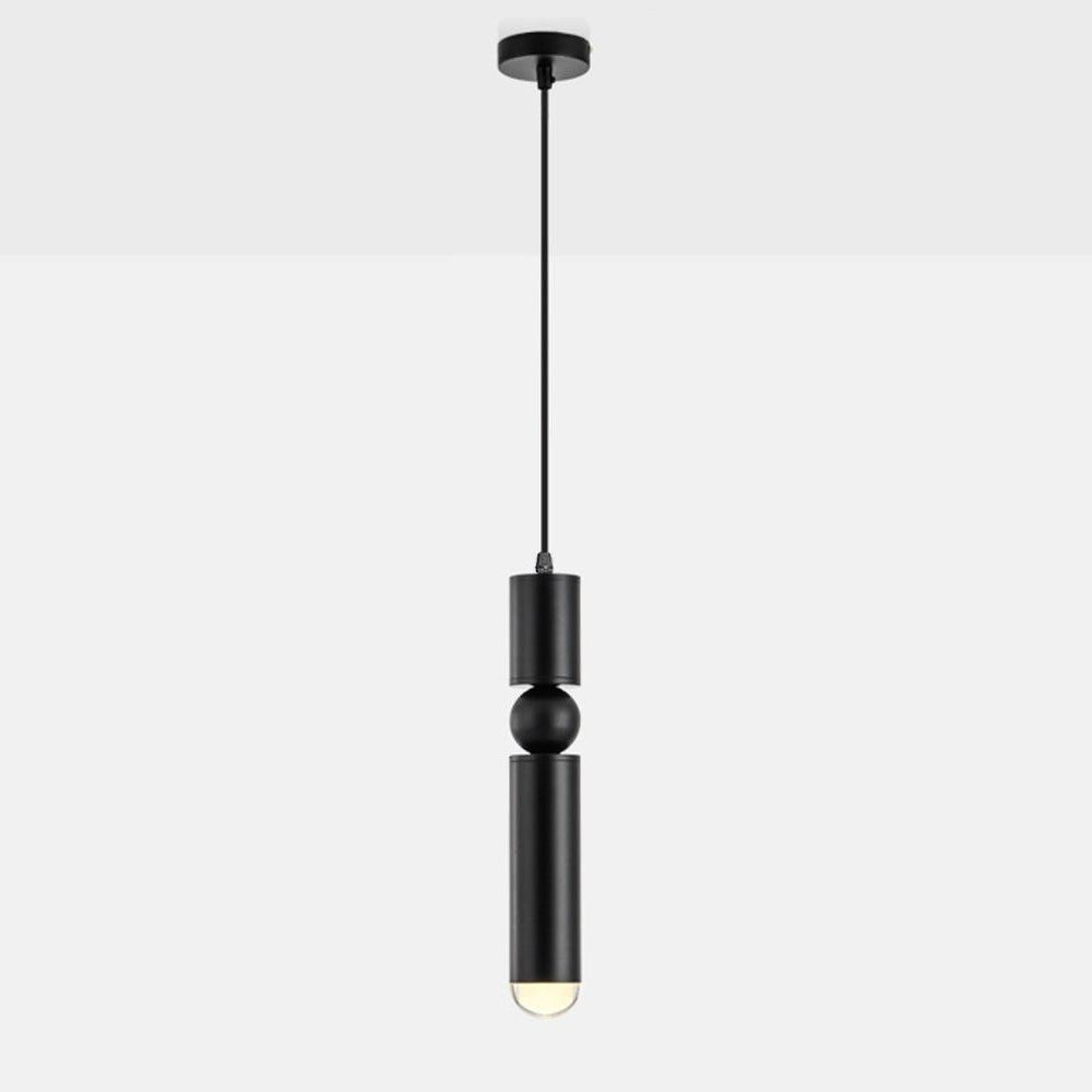 Modern Pendant Light Minimalist Metal Cylinder Design - Product detail 10