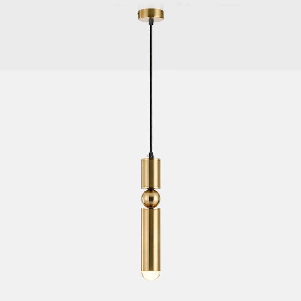 Modern Pendant Light Minimalist Metal Cylinder Design - Product detail 13