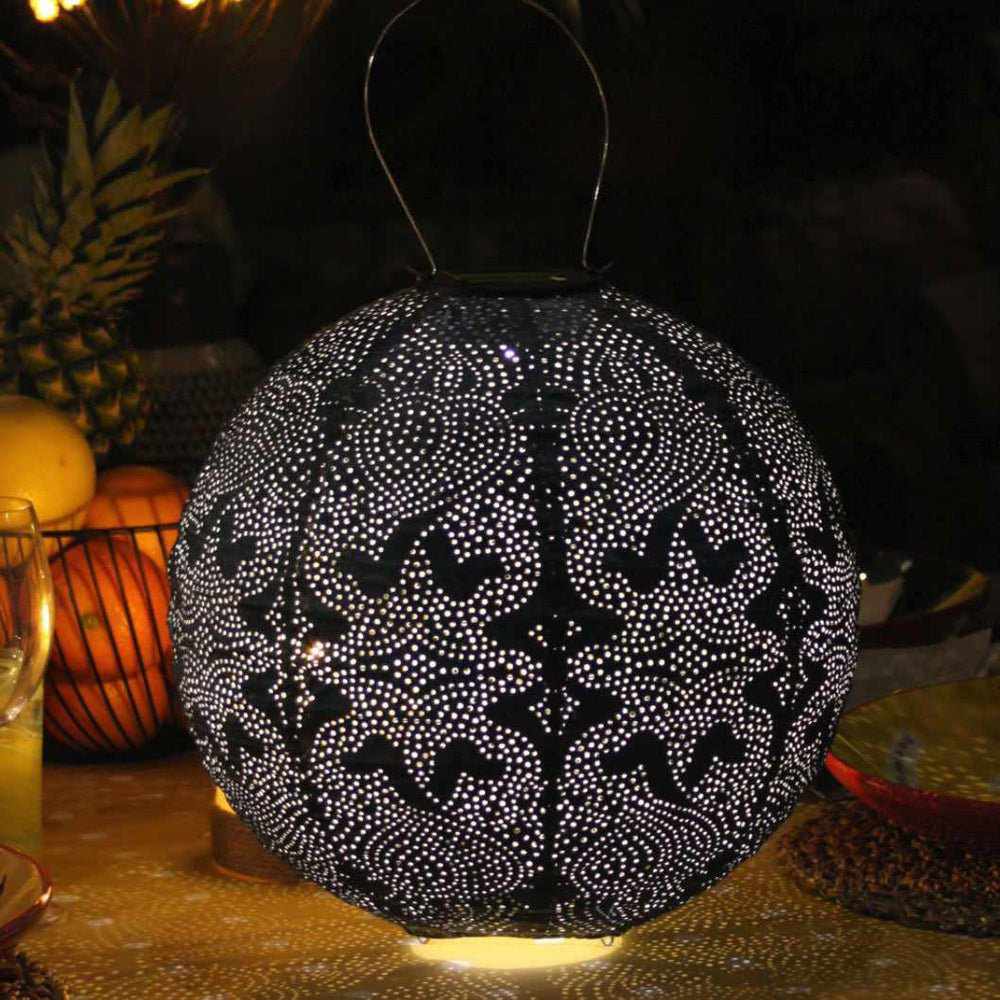Solar Globe Garden Light  Moroccan Pattern Outdoor Lantern - Product detail 4