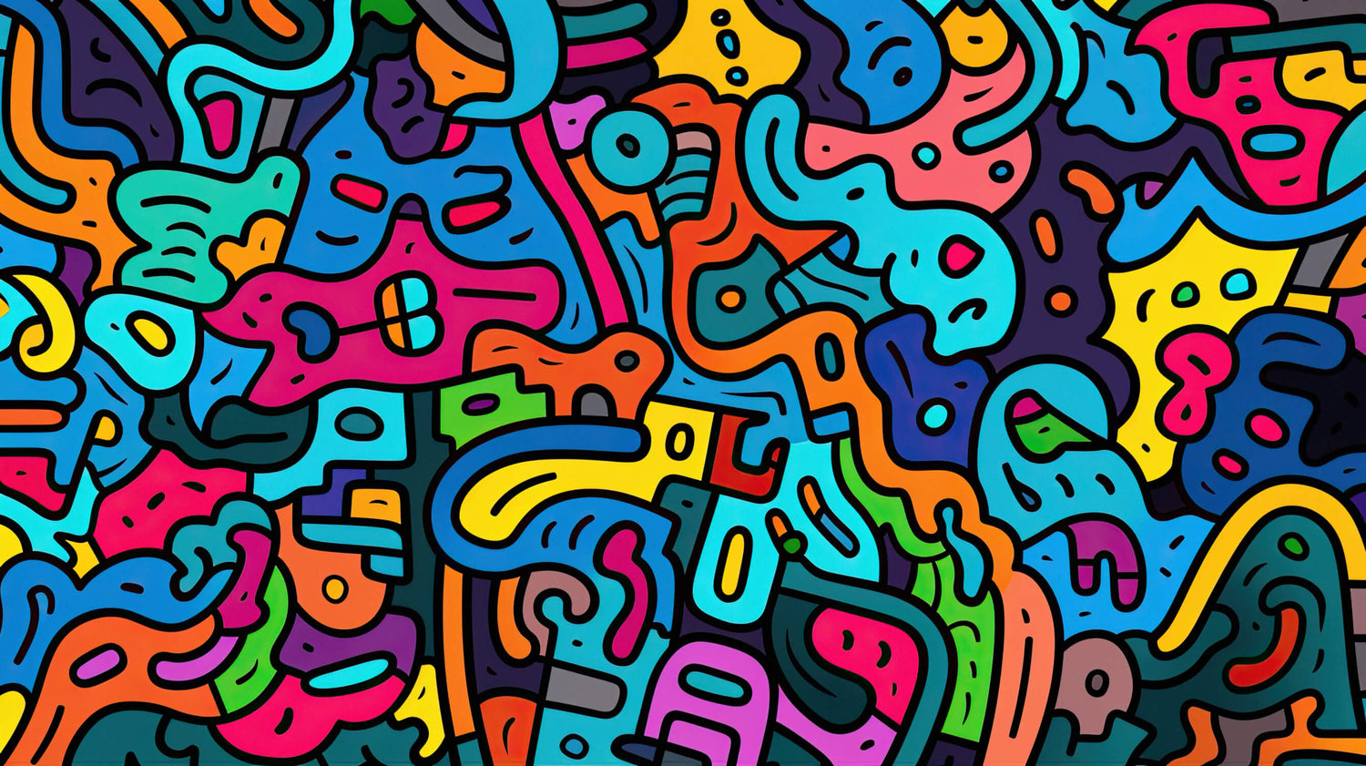 Detailed design file of galaxy and planets wallpaper showing vibrant colors and cosmic details