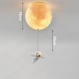 Astronaut Moon Pendant Light  Space Theme Ceiling Lamp - Product detail 10