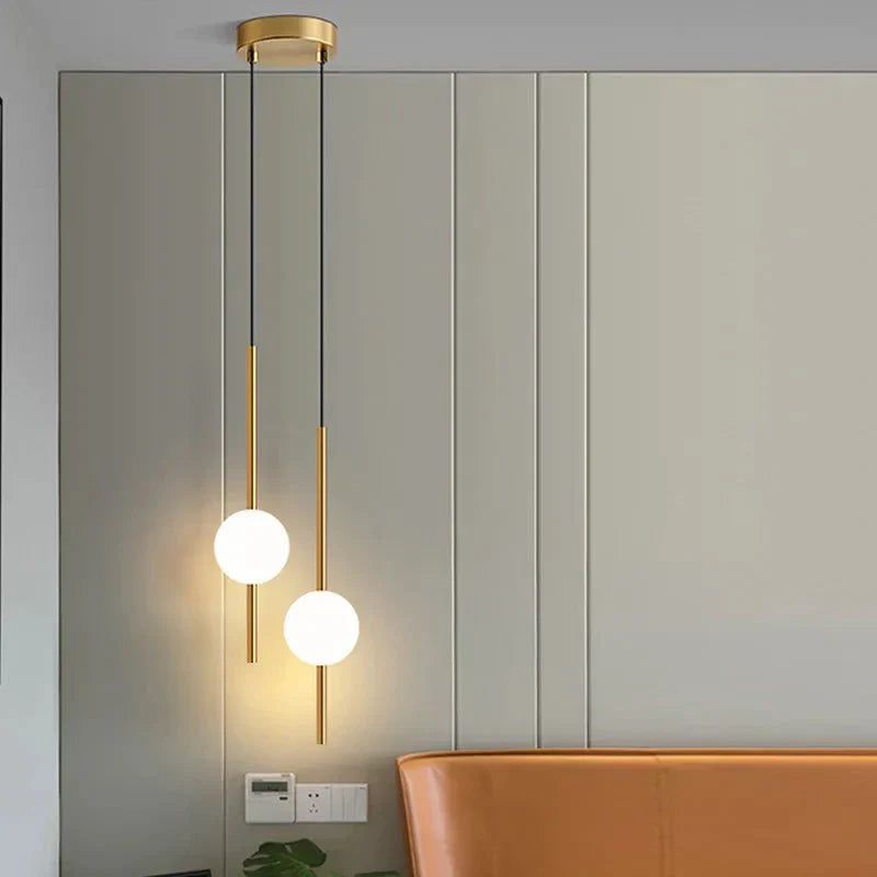 Modern Pendant Light Minimalist Globe Design - Product example