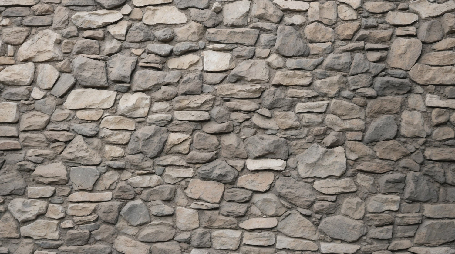 Stone effect wallpaper design file showing detailed grey stone texture pattern