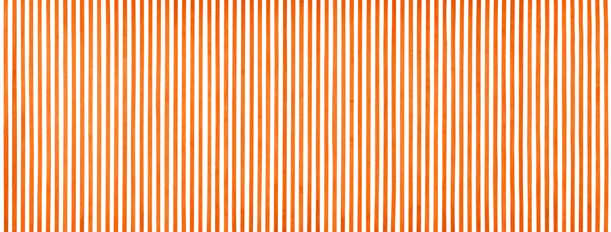 Design file showing crisp orange and white vertical stripe pattern