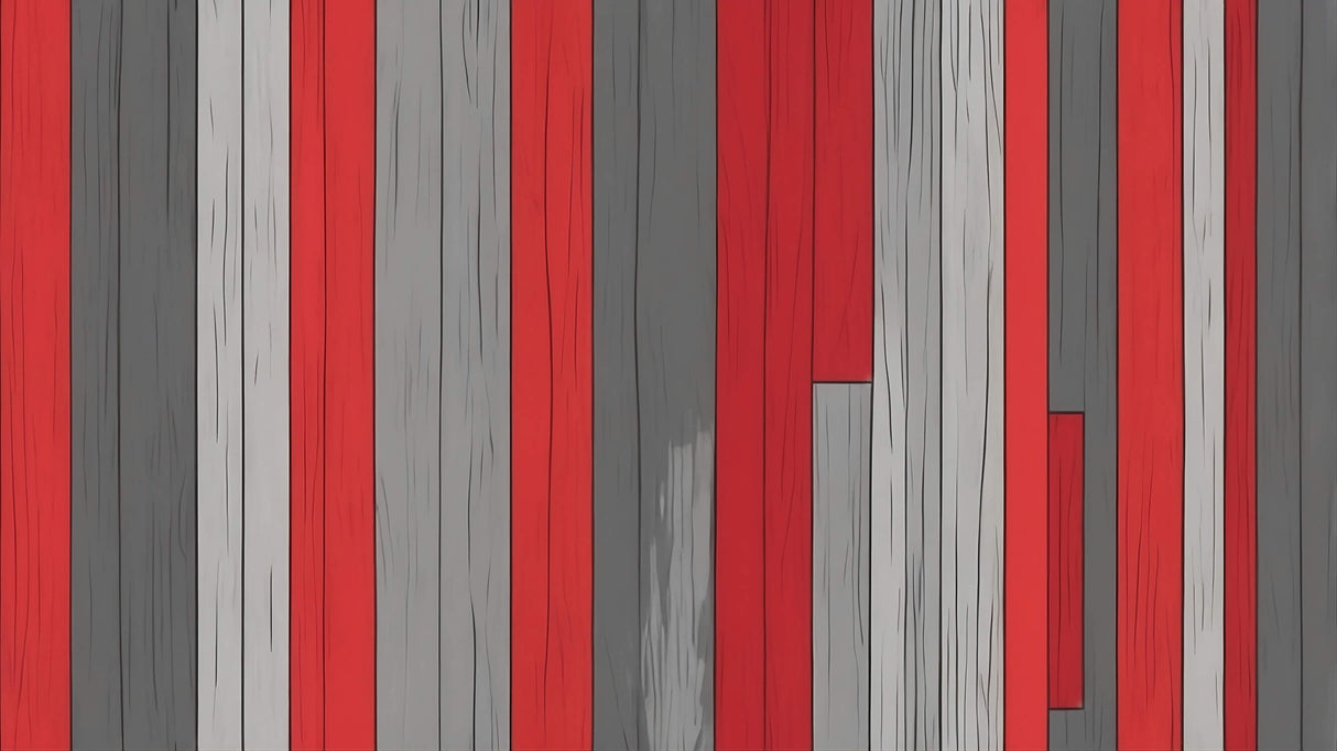 Red and grey striped wallpaper design file showing detailed wood grain pattern and texture