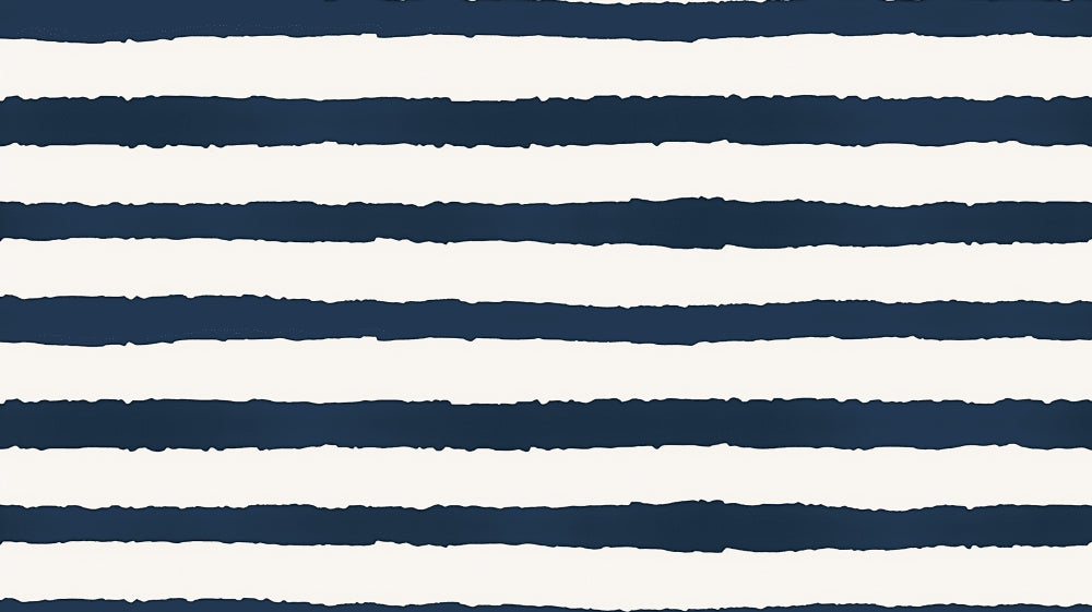 Navy and white nautical striped wallpaper design file showing hand-torn horizontal pattern