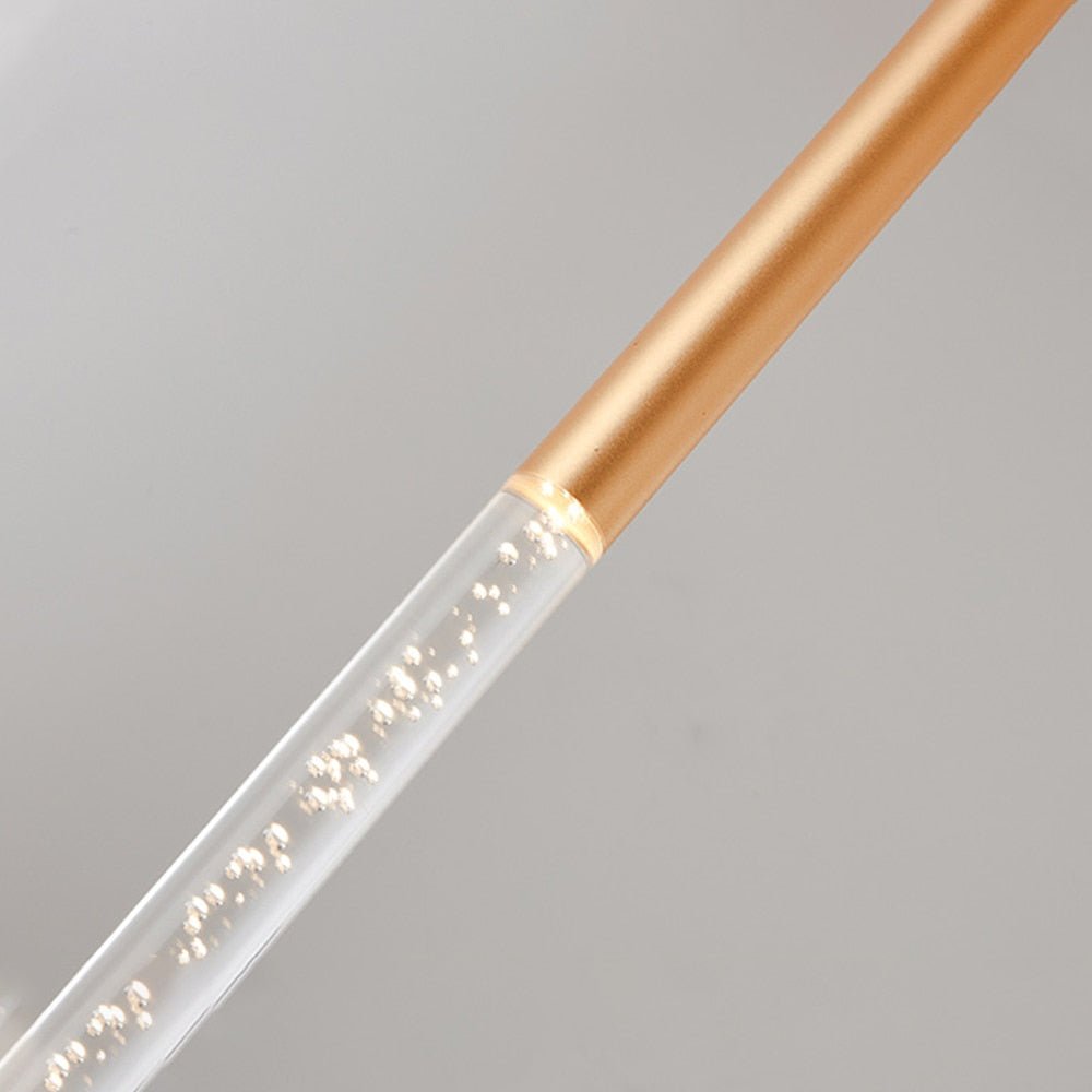 Modern LED Pendant Light Crystal Aluminum Tube Design - Product detail 8