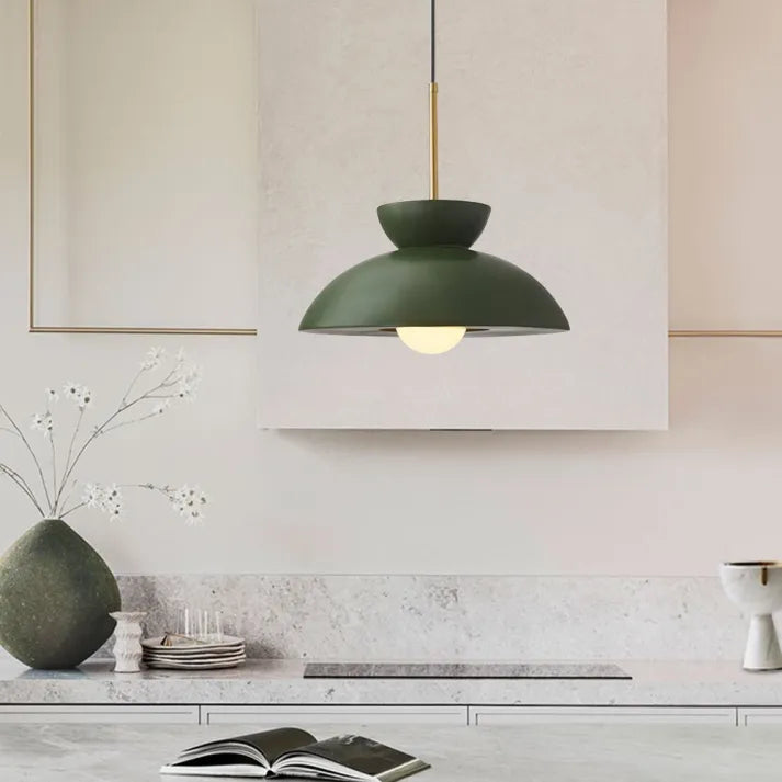 Nordic Pendant Light Matte Black Dome Design - Product detail 10