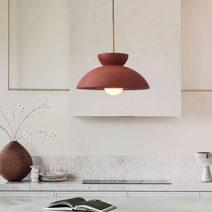 Nordic Pendant Light Matte Black Dome Design - Product detail 12