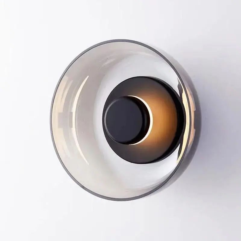 Modern Wall Sconce Circular Glass LED Design - Product detail 4