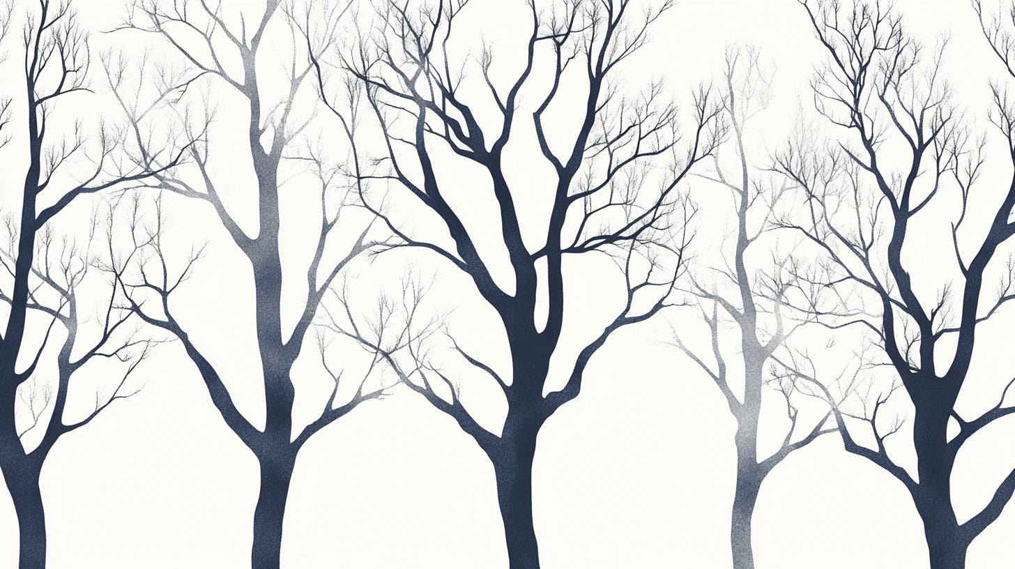 Black tree branches design file showing intricate pattern detail on white background
