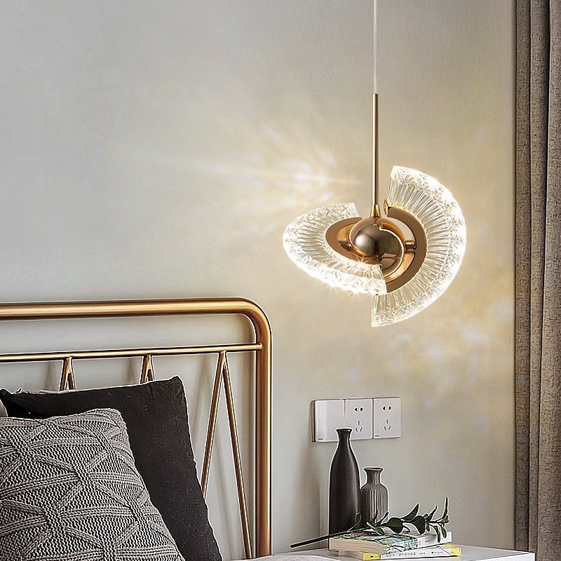 Modern UFO Pendant Light  Crystal Acrylic Design - Product example