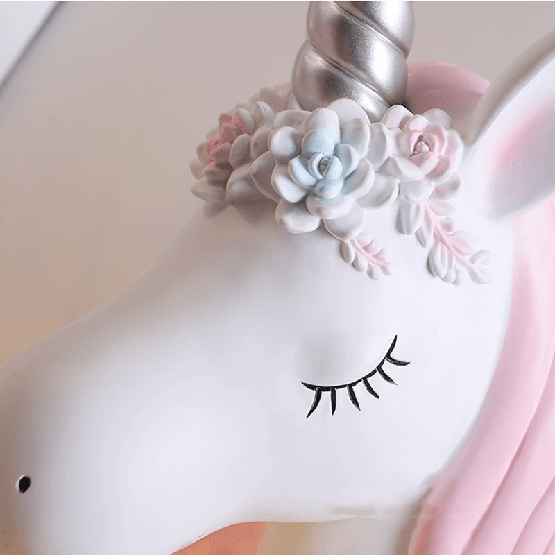 Unicorn Wall Light  Crystal Globe Shade Kids Room - Product detail 7