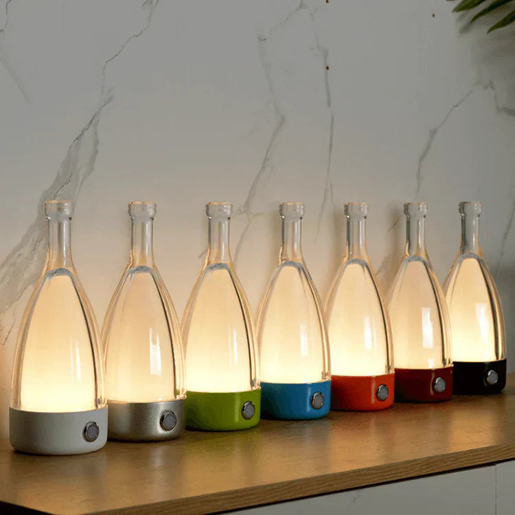Wine Bottle Table Lamp  Rechargeable LED Touch Light - Product detail 11