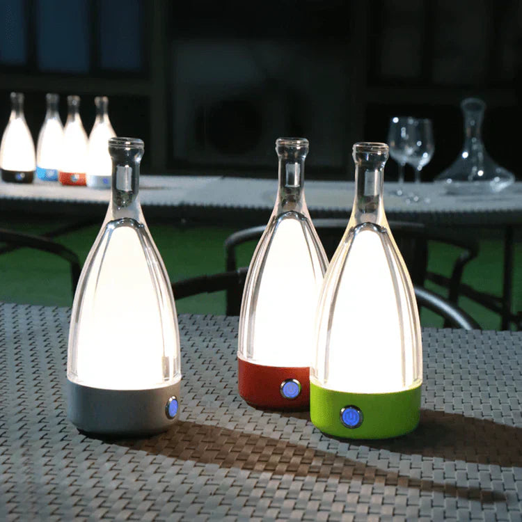 Wine Bottle Table Lamp  Rechargeable LED Touch Light - Product example