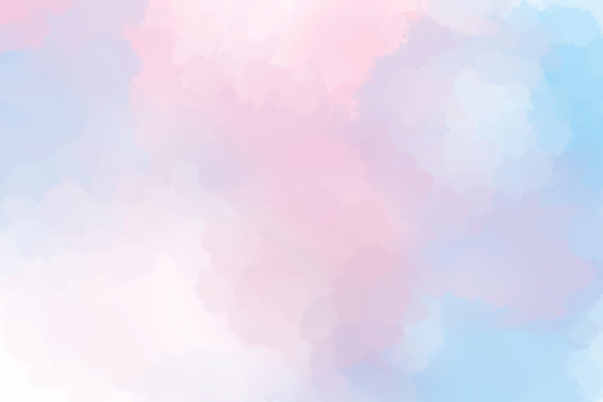Design file of ethereal watercolor gradient pattern in pink and blue tones