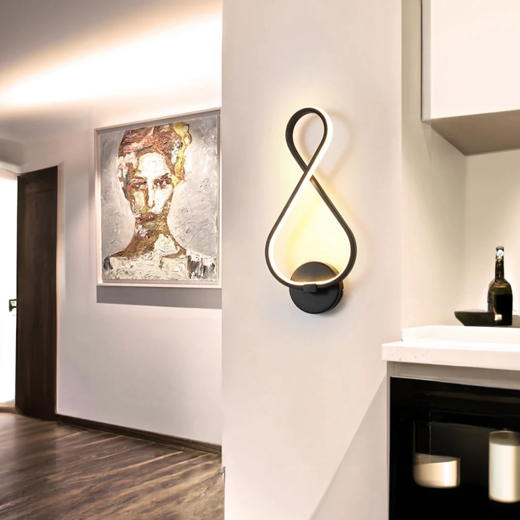 Musical Note Wall Light LED Treble Clef Design - Product detail 7