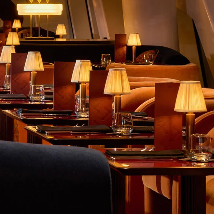 Modern Brass Table Lamp Vintage Style LED Lighting - Product detail 9