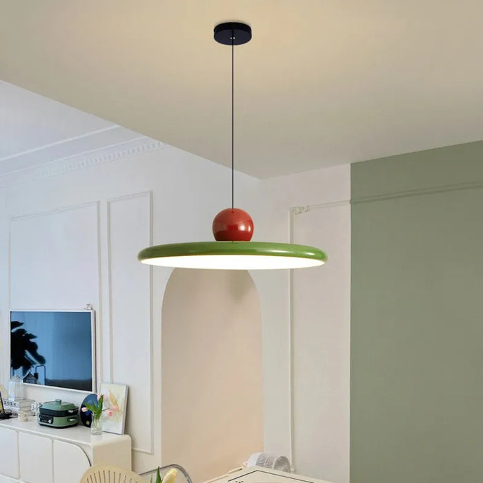 Modern Pendant Light Bauhaus-Inspired Glass Disc Design - Product detail 6