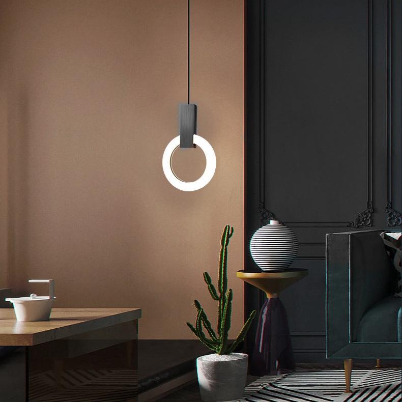Nordic Ring Pendant Light LED Circle Design - Product detail 4