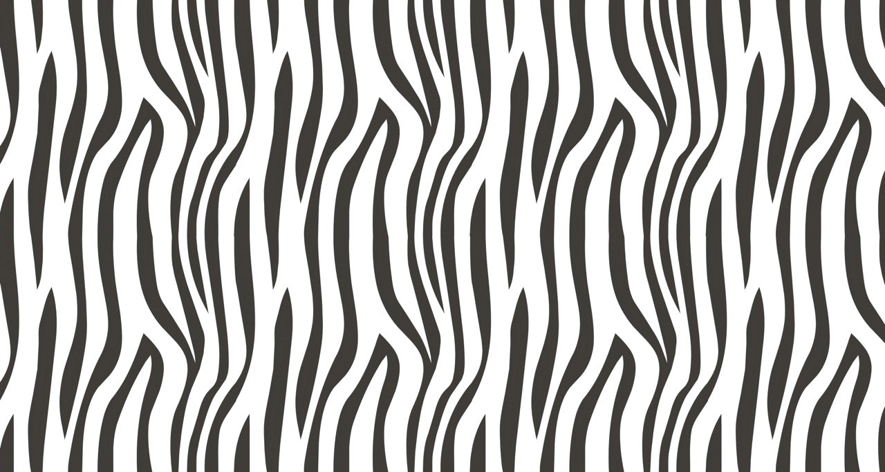 Zebra pattern wallpaper design file showing detailed black and white stripes pattern