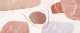 Abstract Mural Wallpaper | Terracotta and Beige Geometric Shapes
