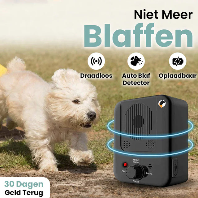 Ultrasonic Dog Bark Control  15-Meter Range Waterproof Device - Product showcase