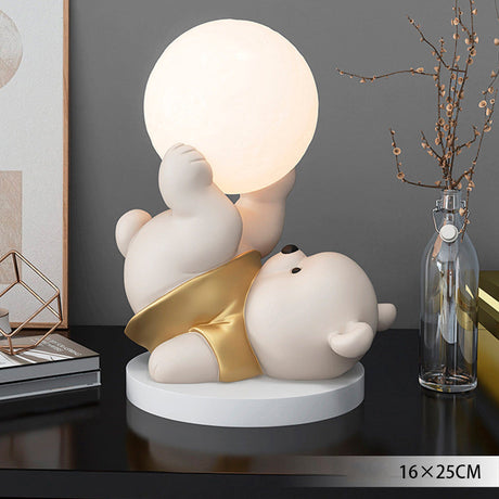Kids Room Table Lamp  Teddy Bear Moon Light Design - Product detail 10