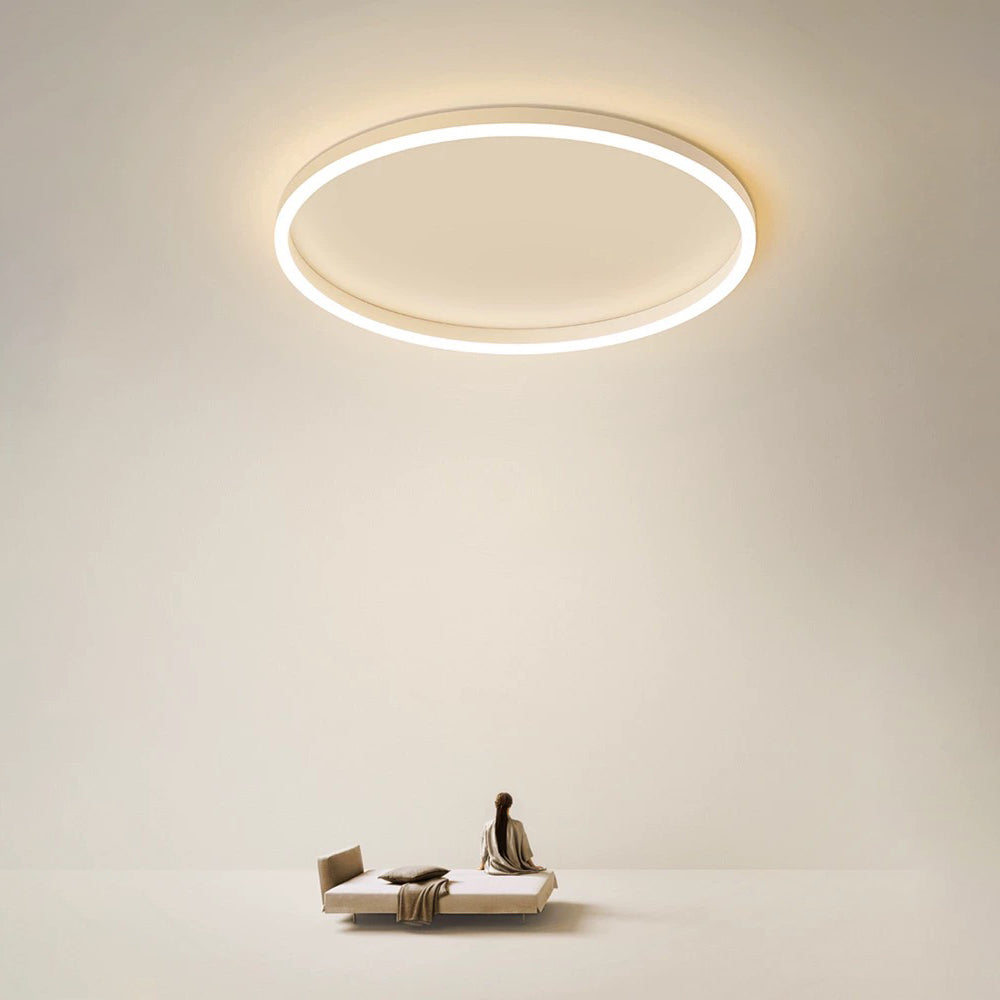 Modern LED Ceiling Light  Minimalist Ring Design - Detailed view
