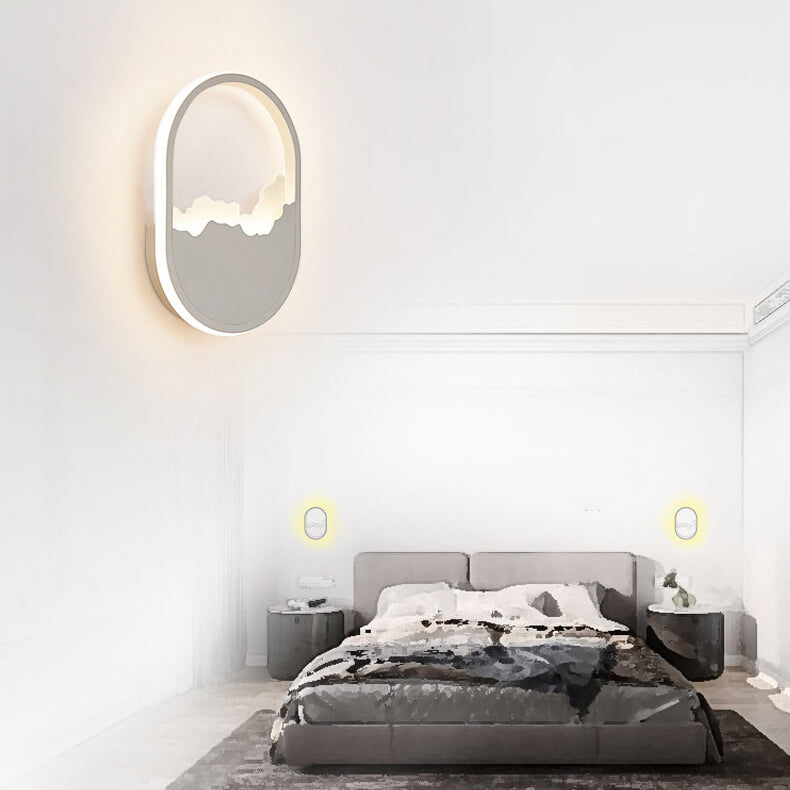 Modern Wave Wall Light  Oval LED Design - Product detail 9