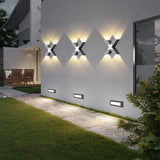 Modern Outdoor Wall Light  X-Shape LED Waterproof Design - Product detail 8