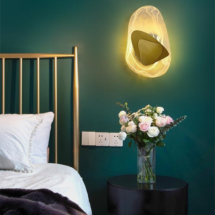 Nordic Crystal Wall Lamp  Clear Glass Modern Sconce - Product example