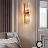 Modern Crystal Wall Light  Linear Glass Panel Design - Product example