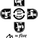 5 Minute Bathroom Timer  Hourglass Sand Clock Design - Product detail 6