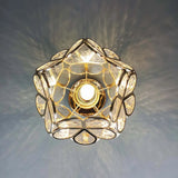 Floral Glass Ceiling Light  Crystal Petal Design - Product example