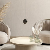 Modern Pendant Light  Spherical Black Glass Design - Product detail 5