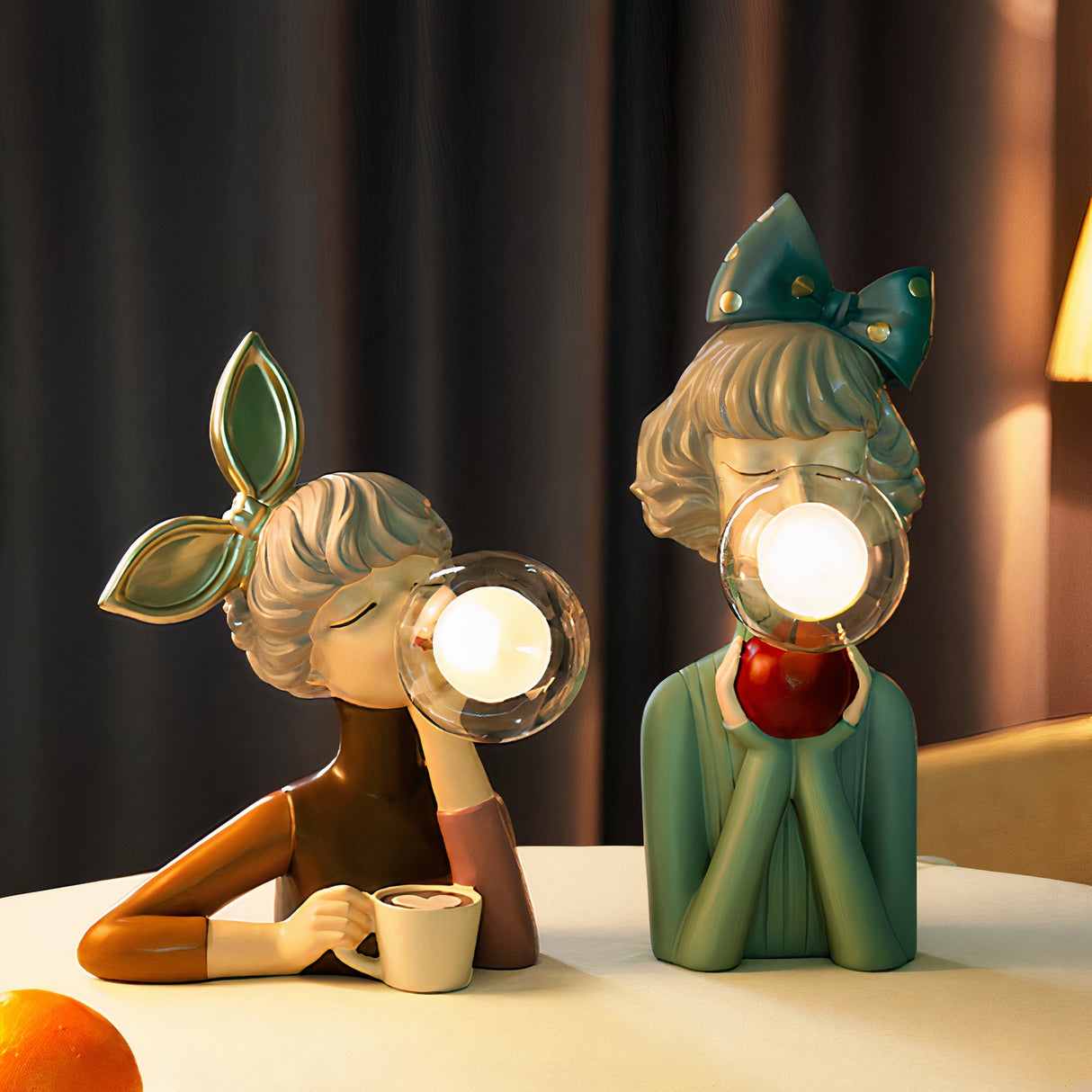 Modern Resin Table Lamp  Decorative Character Design - Product example