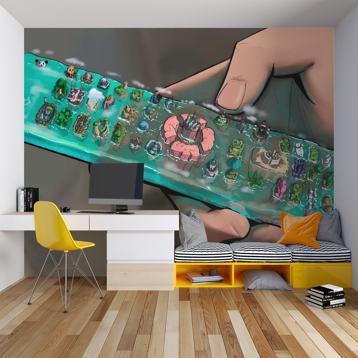 Gaming Mural Wallpaper | One Piece Grand Line Adventure