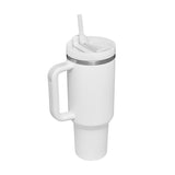 Insulated Travel Mug  Leopard Print Design with Handle  Straw - Product detail 40