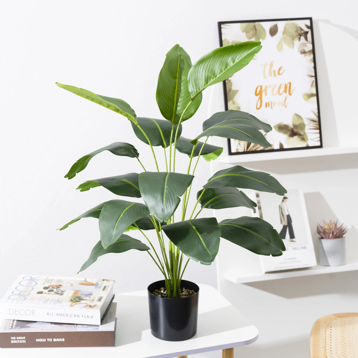 Artificial Banana Plant  Modern Ceramic Pot Design - Product example