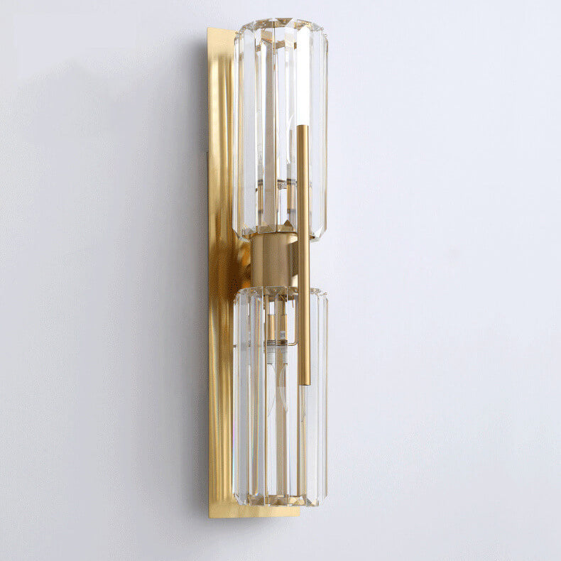 Modern Crystal Wall Light  Linear Glass Panel Design - Product detail 5