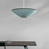 Modern Pleated Pendant Light  Adjustable LED Fabric Shade - Product detail 9