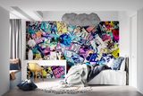 Comic Book Mural Wallpaper | Dynamic Pop Art Collage