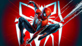 Superhero Mural Wallpaper | Dynamic Spider Design in Red