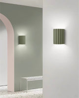 Modern Wall Sconce  Fluted Resin Shade Design - Product detail 6