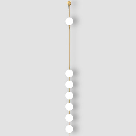 Modern Vertical Wall Lamp  Gold Spheres LED Design - Product detail 13