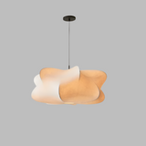Japanese Pendant Light  Curved Silk Cloud Design - Product detail 4