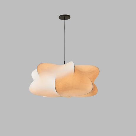 Japanese Pendant Light  Organic Silk Wave Design - Product detail 9