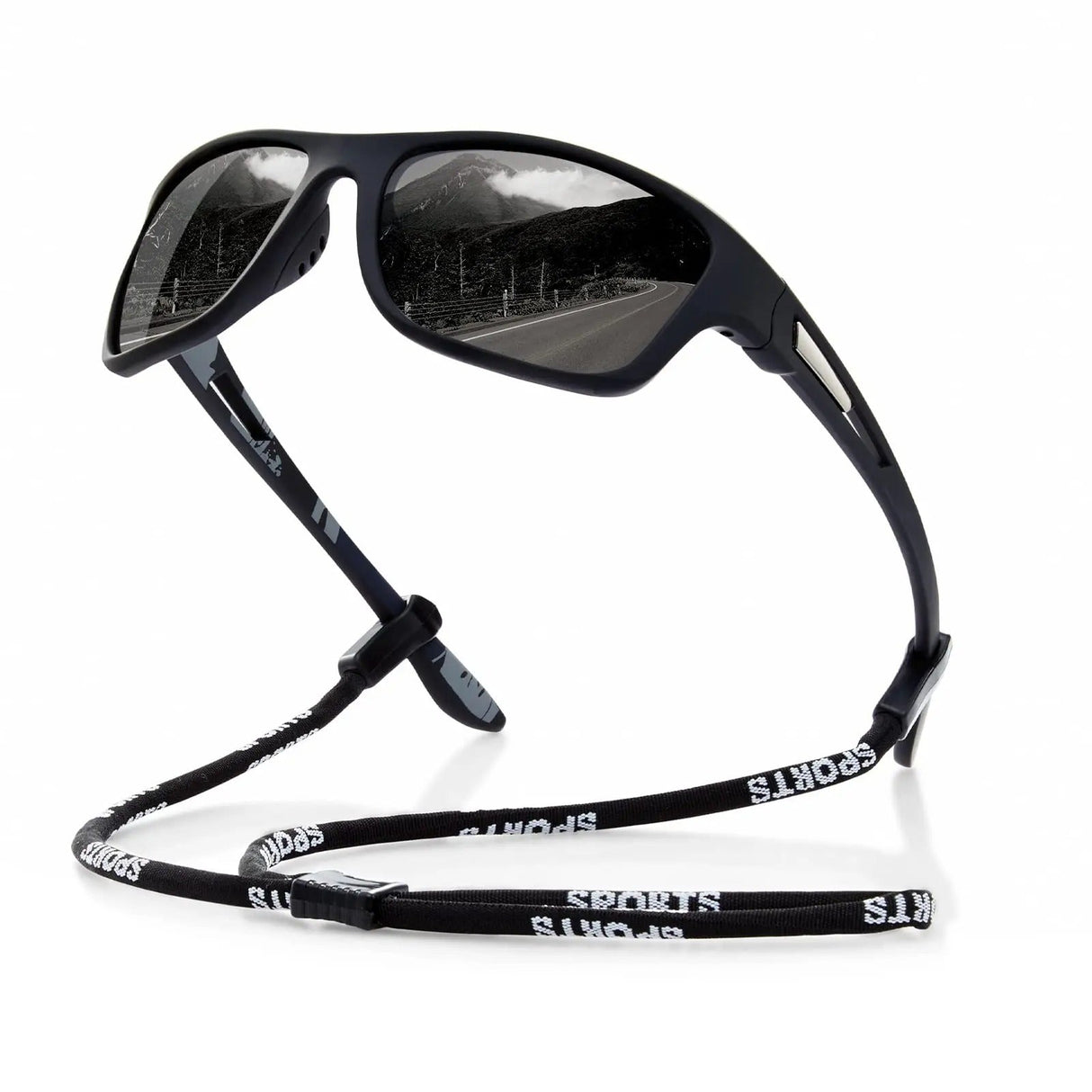 Polarized Sports Sunglasses  UV400 Protection Red Mirror Lens - Product detail 4